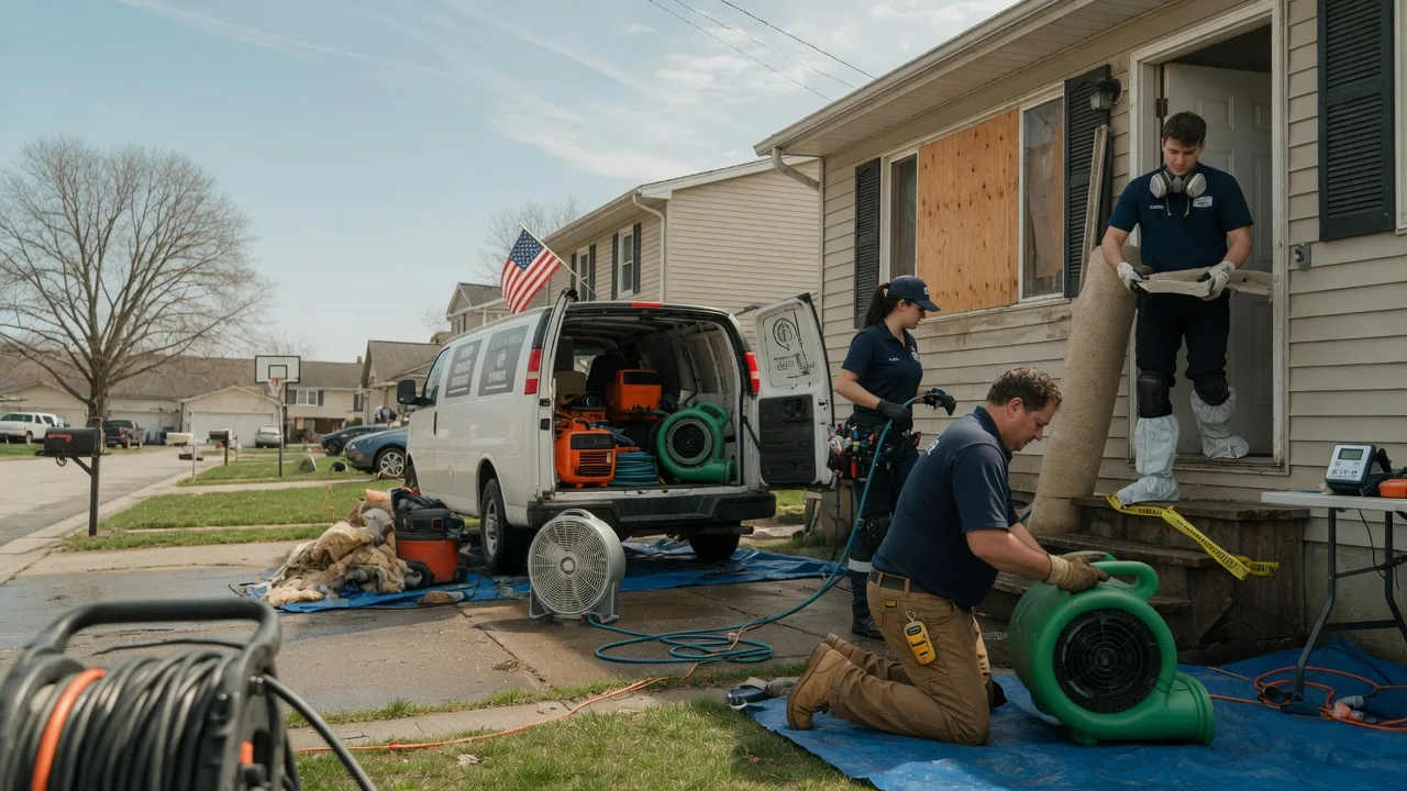 Water Damage Restoration in New Harmony, IN near me